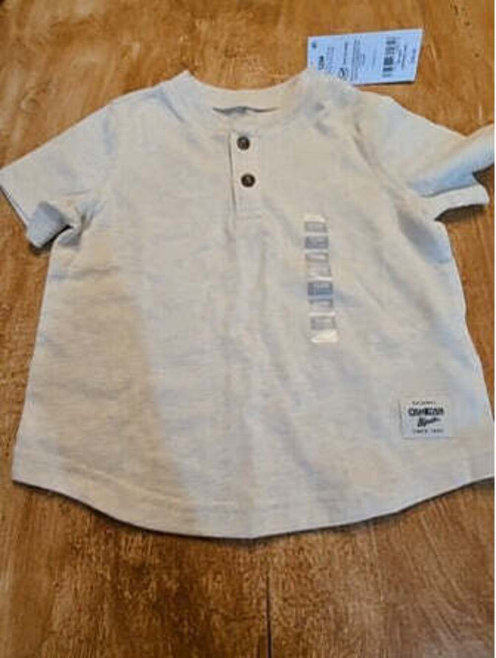 White Oshkosh Shirt, 12M B